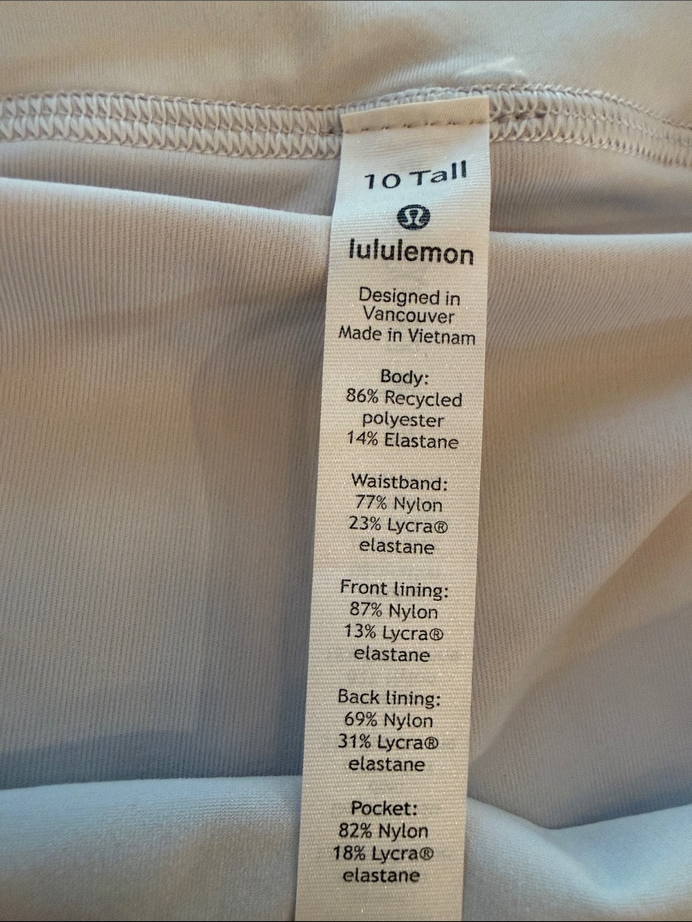 Lululemon Pace Rival Skort. size 10Tall - Picture 3 of 7